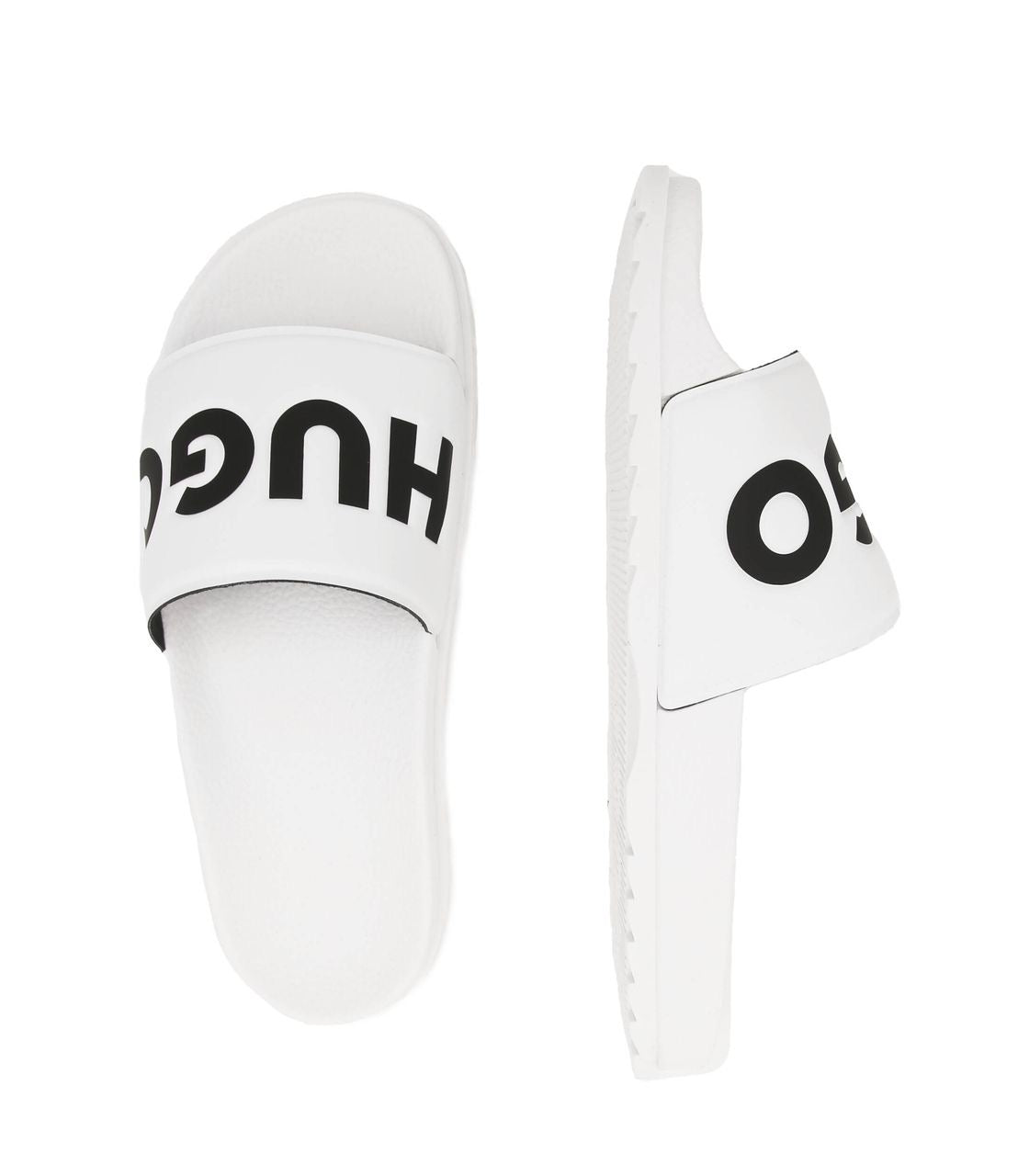 SANDALIAS BOSS BLANCO CON NEGRO