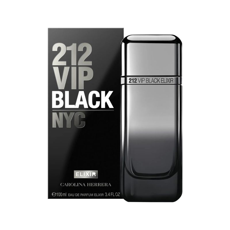 CAROLINA HERRERA 212 VIP BLACK NYC ELIXIR 3.4 EDP M