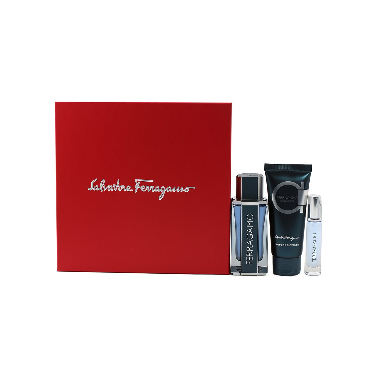 SET SALVATORE INT. LEATHER  EDT 3.4 3PC