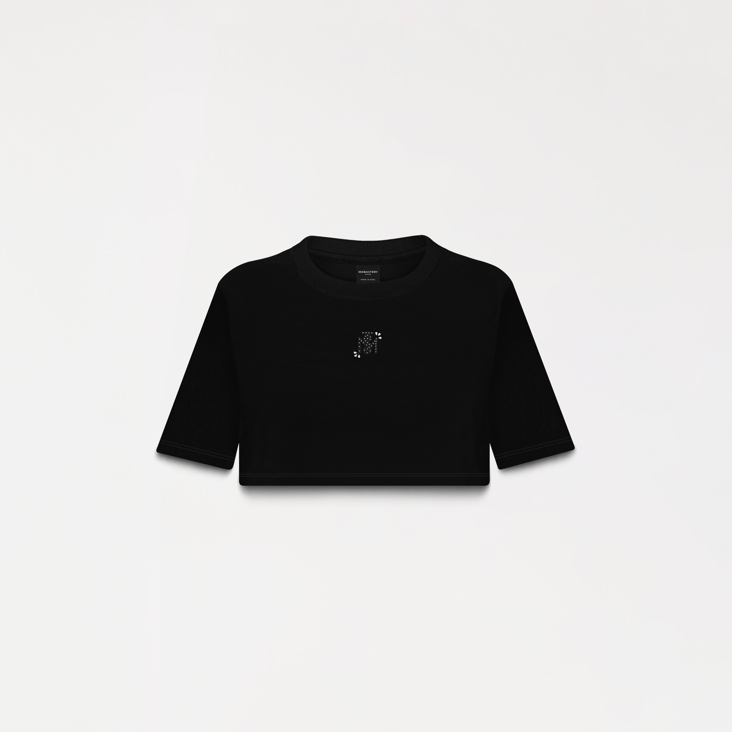 CROP TOP ATMA MONASTERY WOMEN BLACK