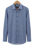 CAMISA BOSS AZUL ESTAMPADA REGULAR FIT