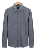 CAMISA BOSS GRIS MANGA LARGA RELAXED FIT