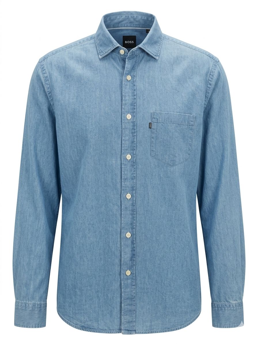 CAMISA BOSS DENIM SLIM FIT