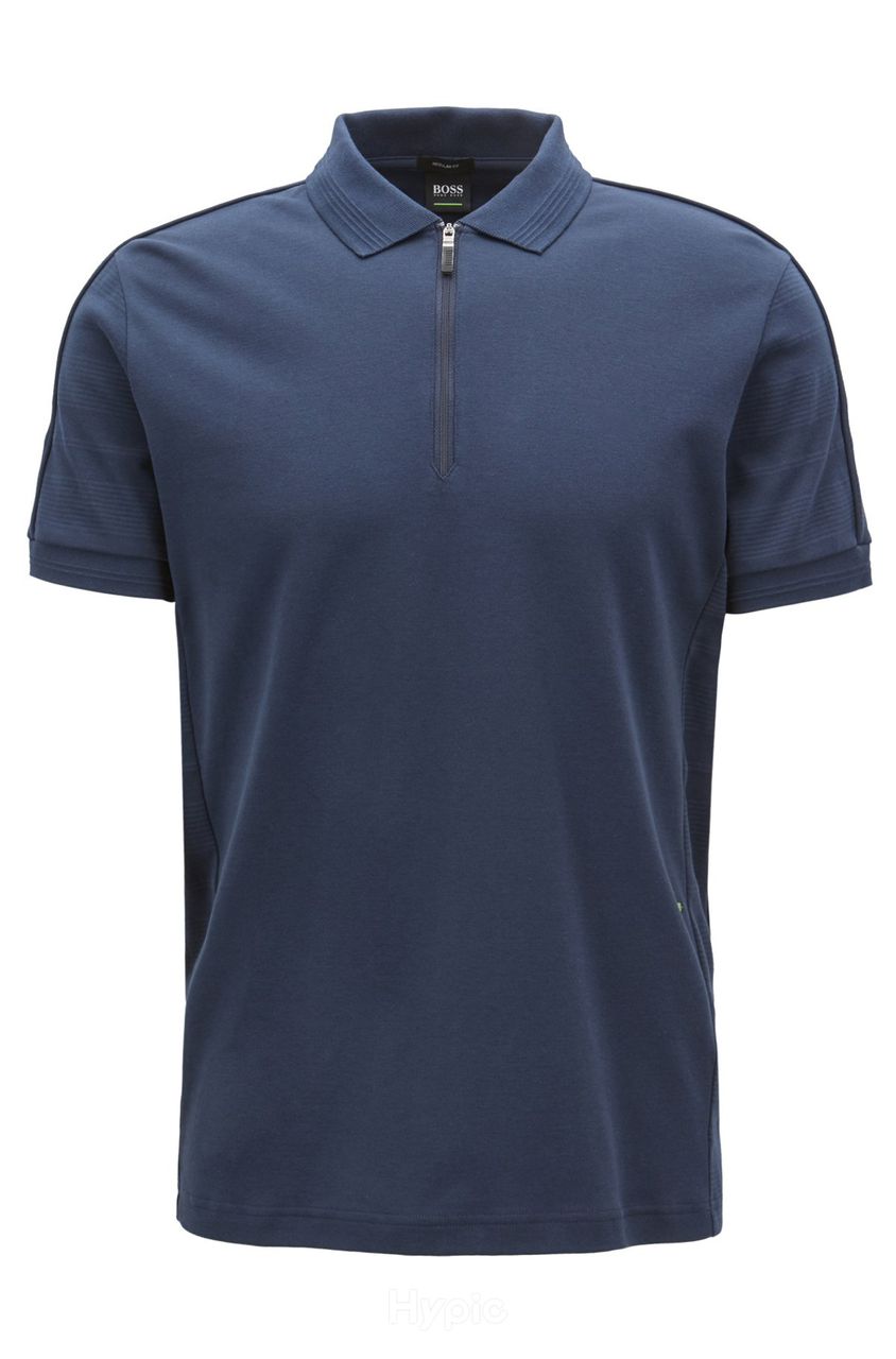 CHEMISE BOSS AZUL MARINO CON CIERRE MERCERISED