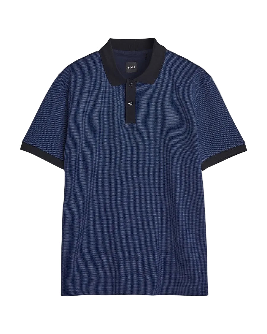 CHEMISE BOSS AZUL Y NEGRO SLIM FIT