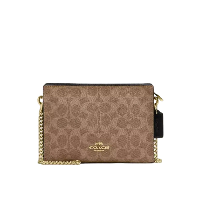 CARTERA COACH CW204 IM TAN BLACK