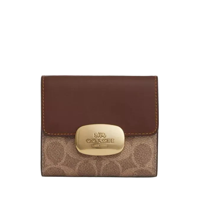 MONEDERO COACH CW801 TAN BROWN
