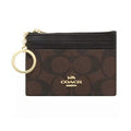 PORTA TARJETA COACH CW870 WALNUT BLACK