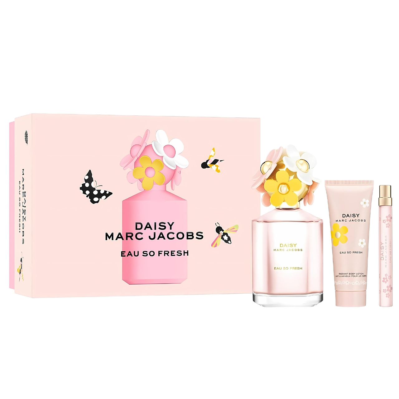 SET MARC JACOBS DAISY SO FRESH 3P 4.2 EDT W