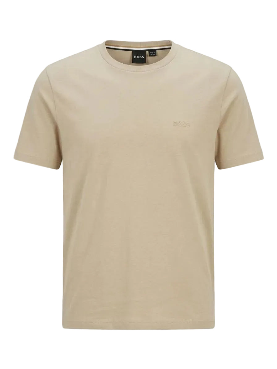 FRANELA BOSS BEIGE MINIMALISTA REGULAR