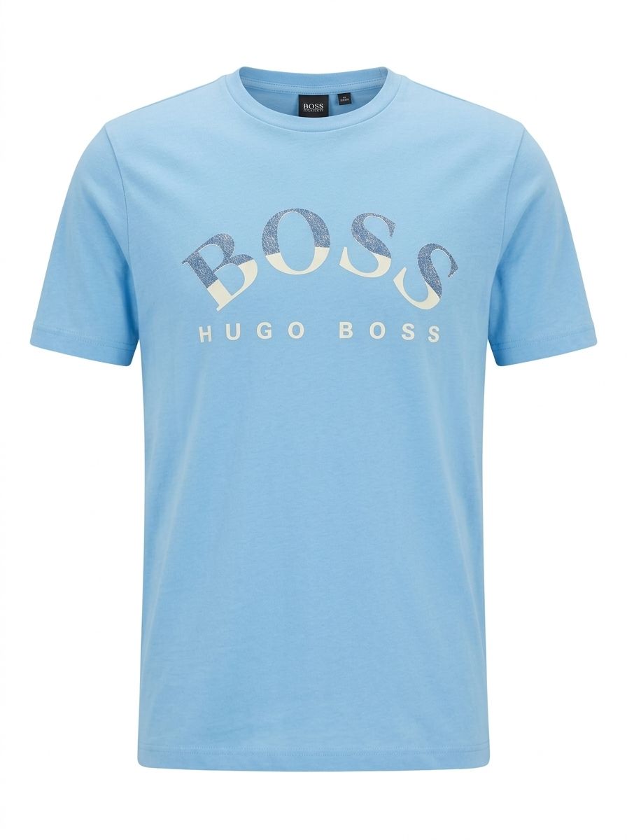 FRANELA BOSS AZUL REGULAR