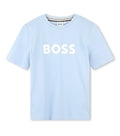 FRANELA BOSS AZUL Y BLANCO REGULAR