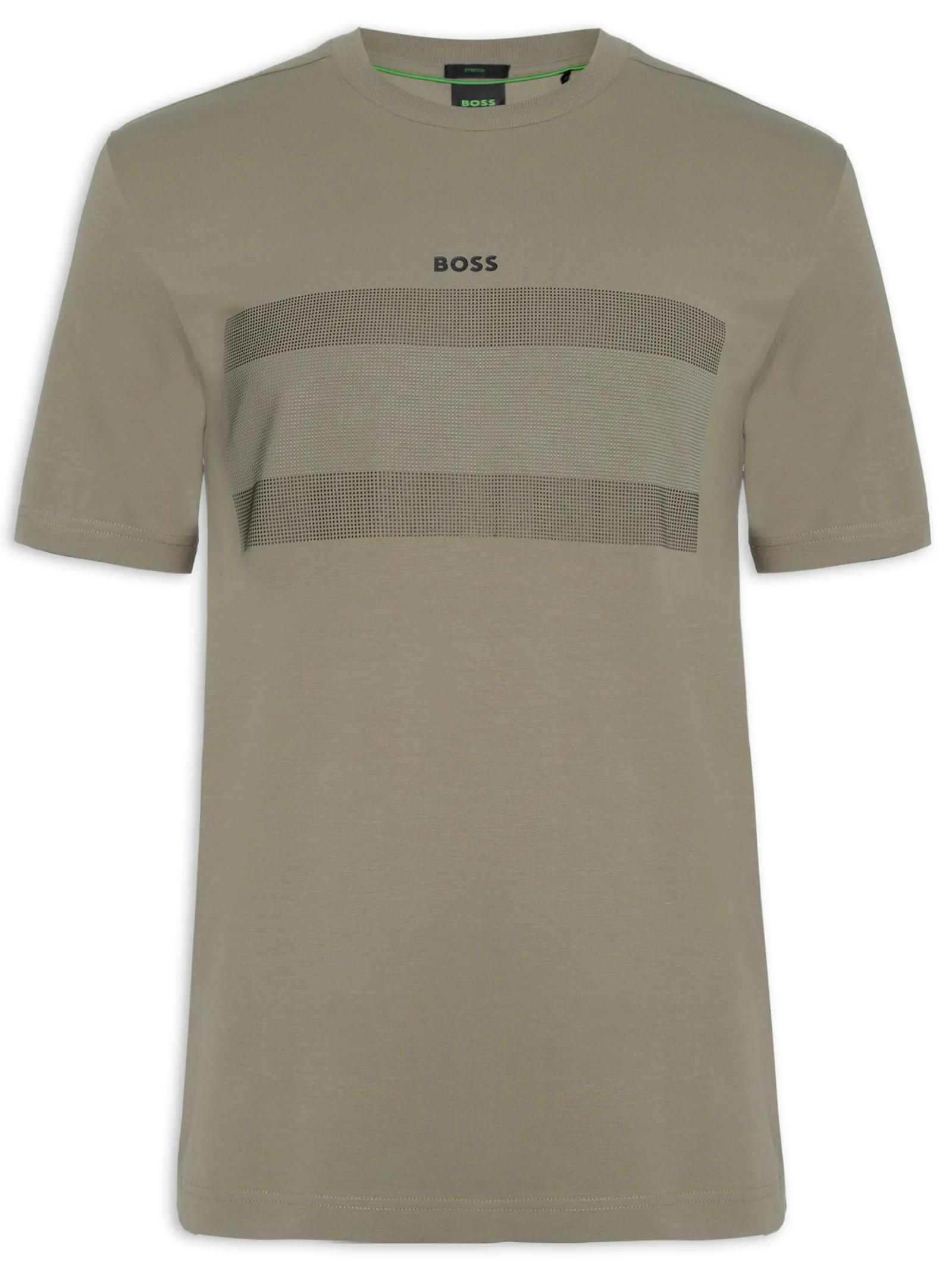 FRANELA BOSS BEIGE CON RELIEVE