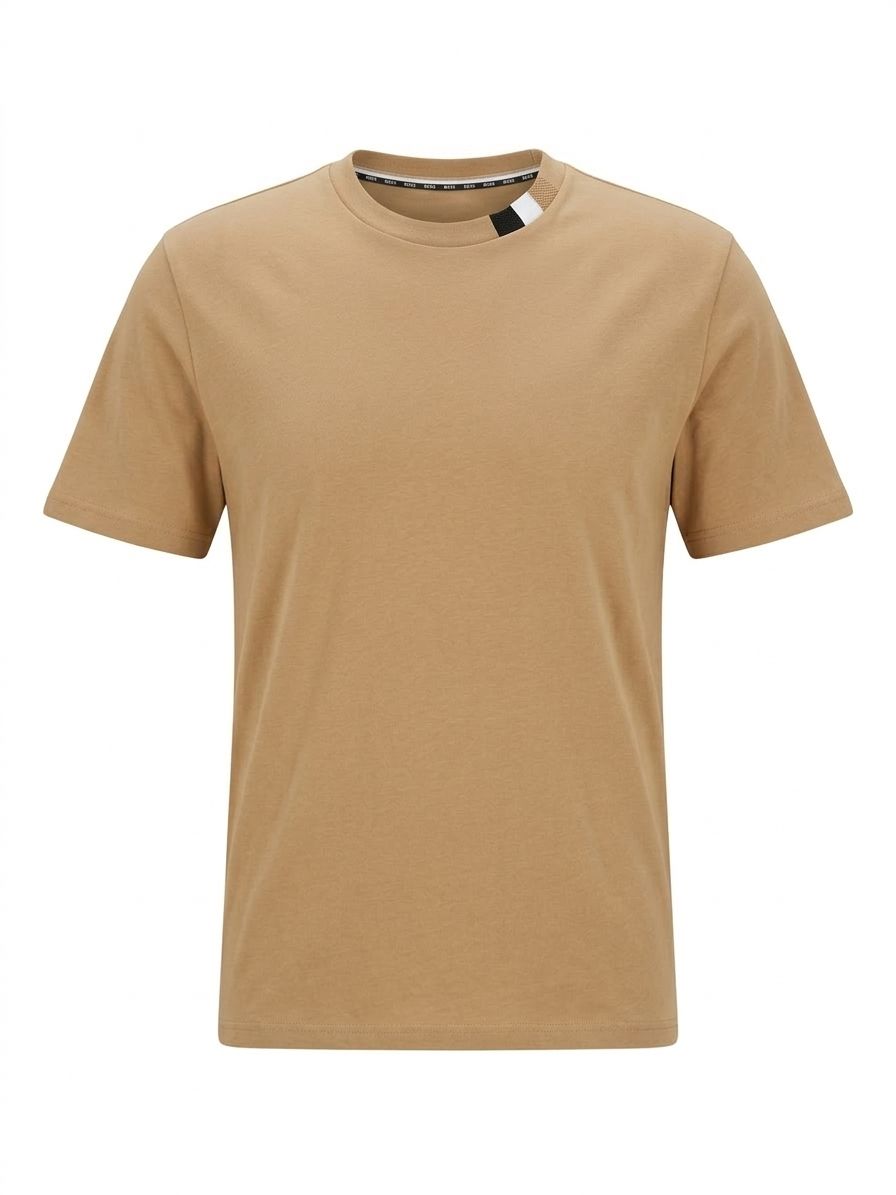 FRANELA BOSS BEIGE MINIMALISTA REGULAR