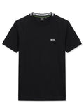 FRANELA BOSS NEGRA CON BLANCO REGULAR