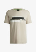FRANELA BOSS BEIGE CON TEXTURA STRETCH