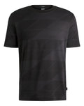 FRANELA BOSS NEGRA CON ESTAMPADO MERCERISED