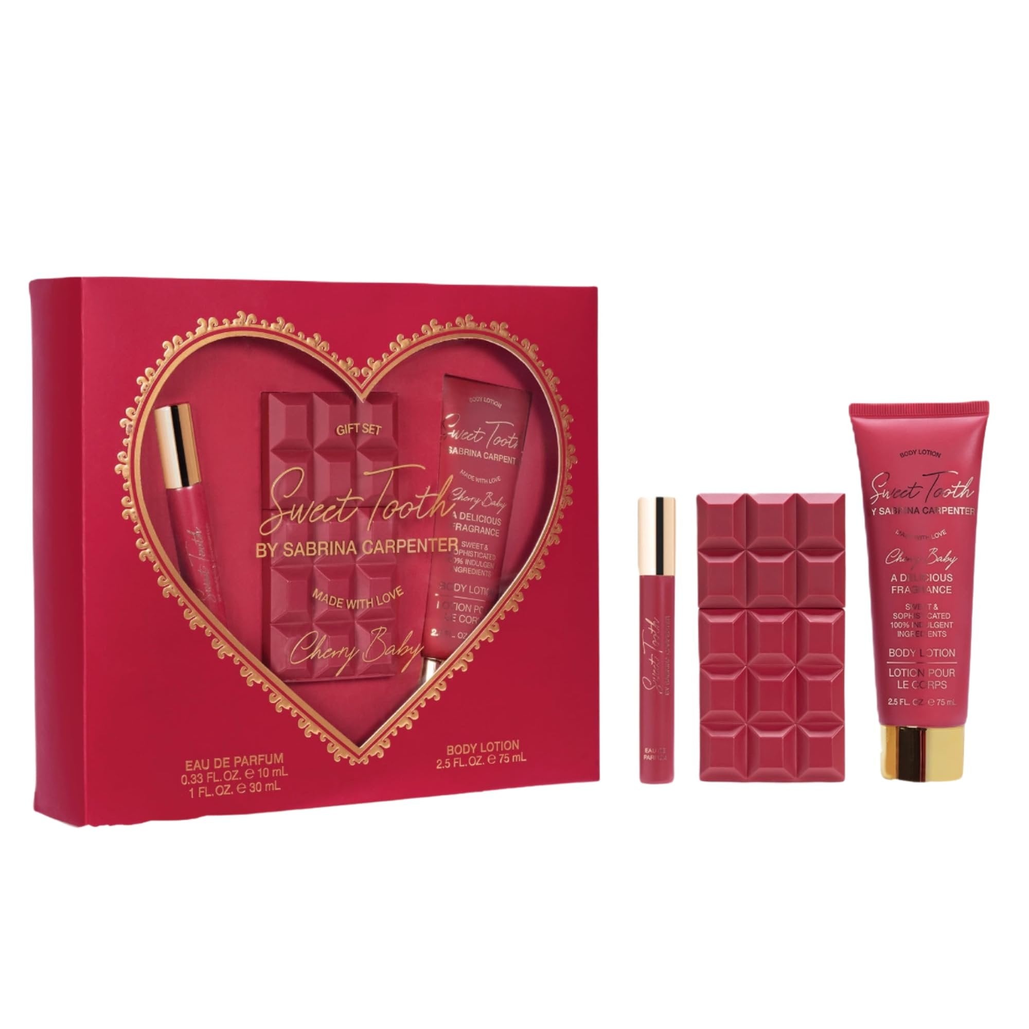 SET SWEET TOOH CHERRY BABY 3 PCS EDP