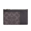 PORTA TARJETA COACH CV764 GREY CHARCOAL