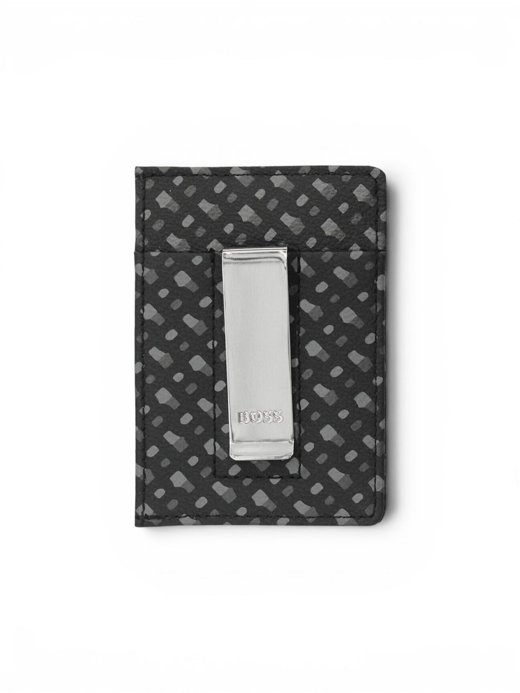 PORTA TARJETA BOSS GRIS