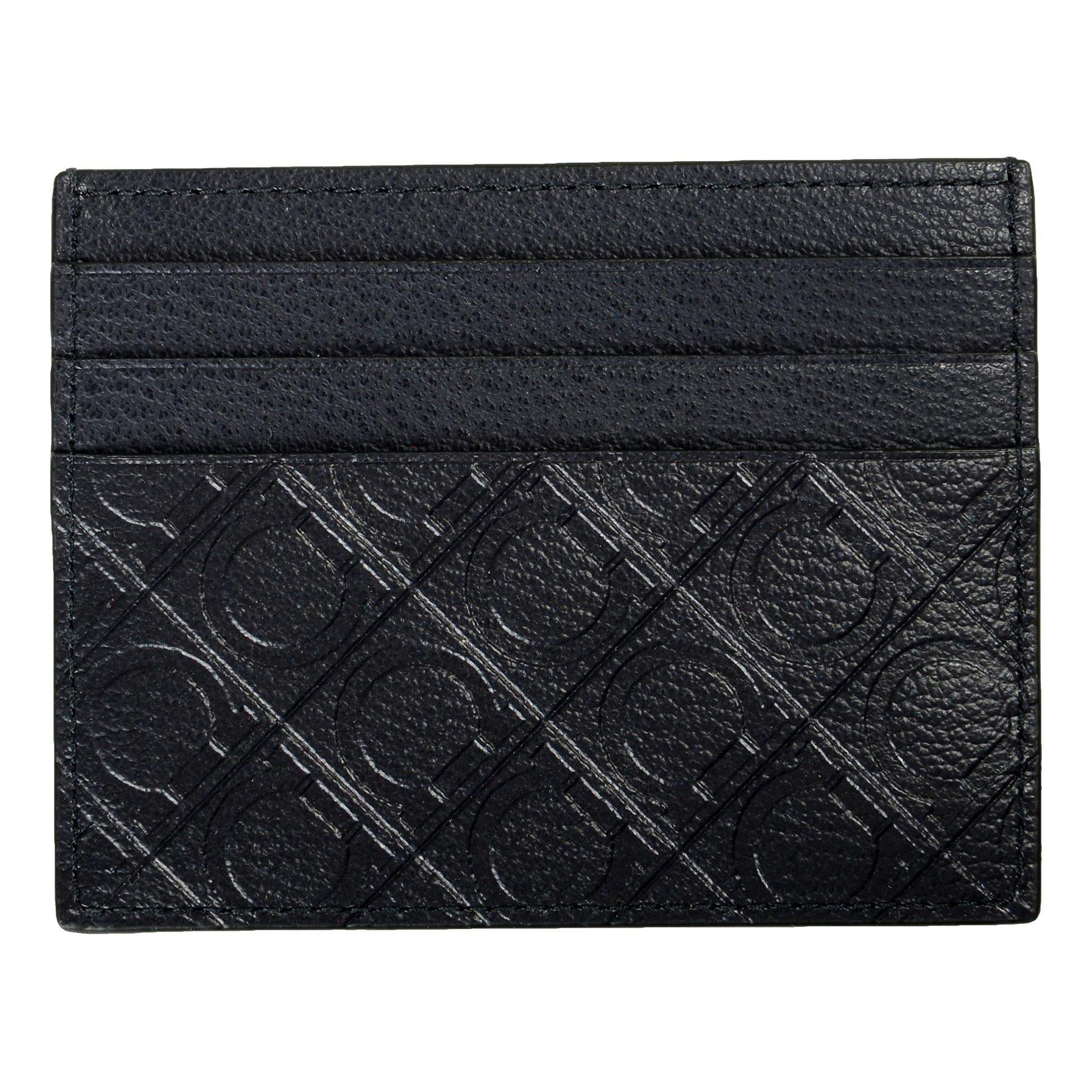 PORTA TARJETA FERRAGAMO NEGRA