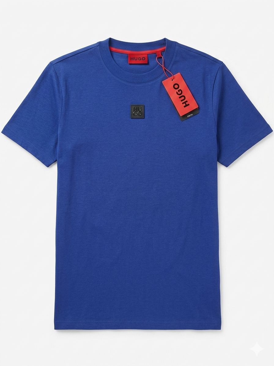 FRANELA HUGO AZUL MINIMALISTA