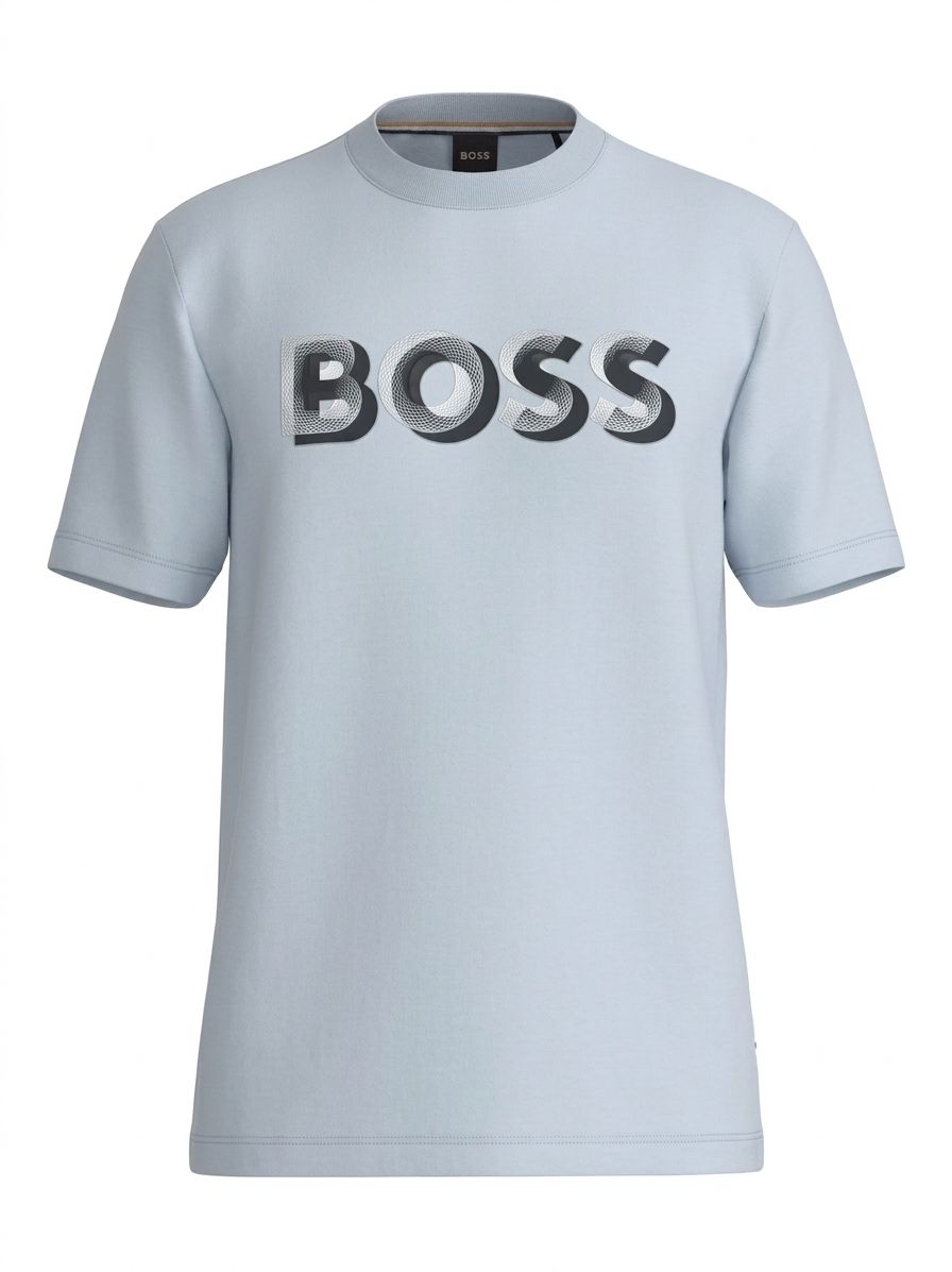 FRANELA BOSS AZUL CLARO REGULAR