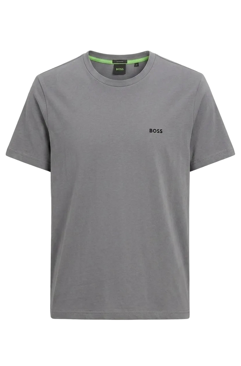 FRANELA BOSS GRIS MINIMALISTA