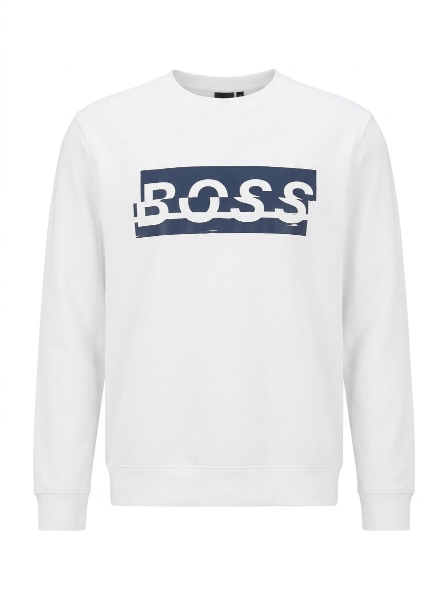 SUÉTER BOSS BLANCO Y AZUL