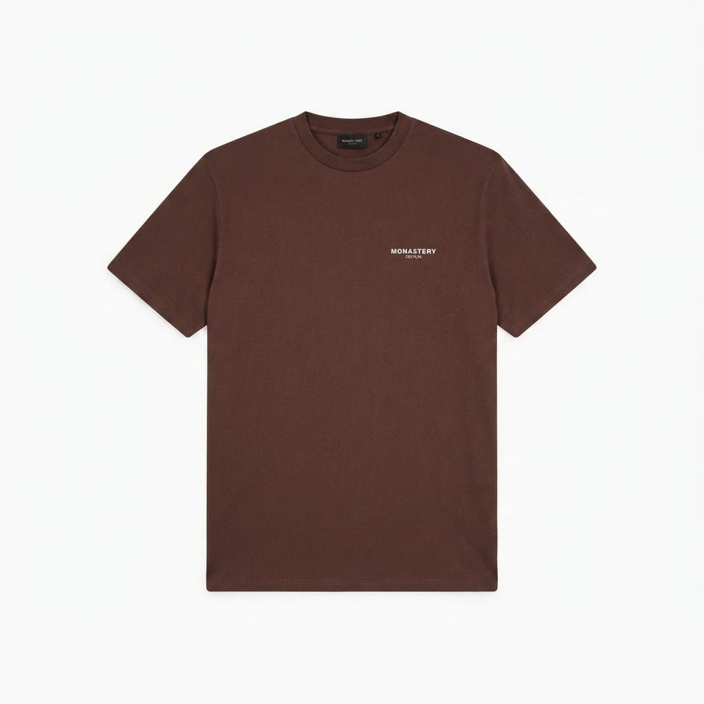 T-SHIRT MEN DOMUS MONASTERY BROWN
