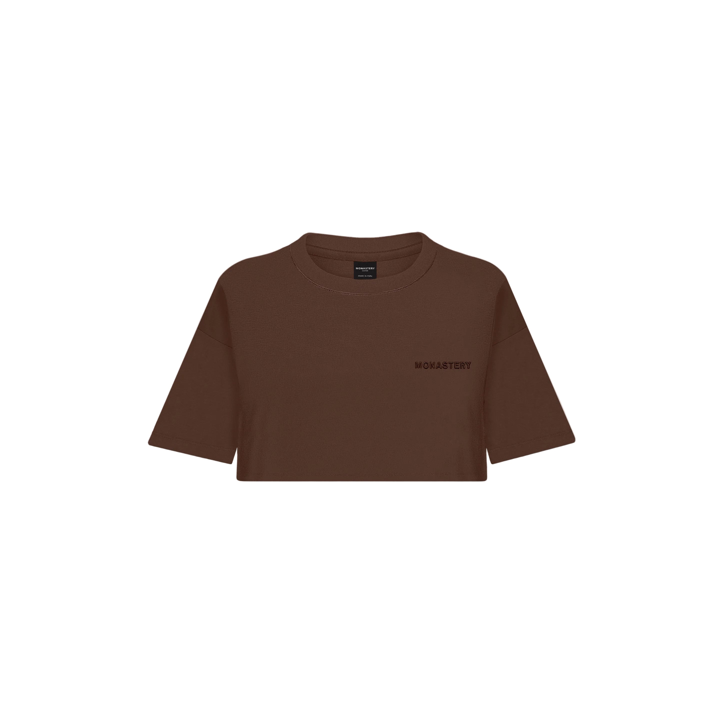 CROP TOP TORR WOMEN MONASTERY BROWN
