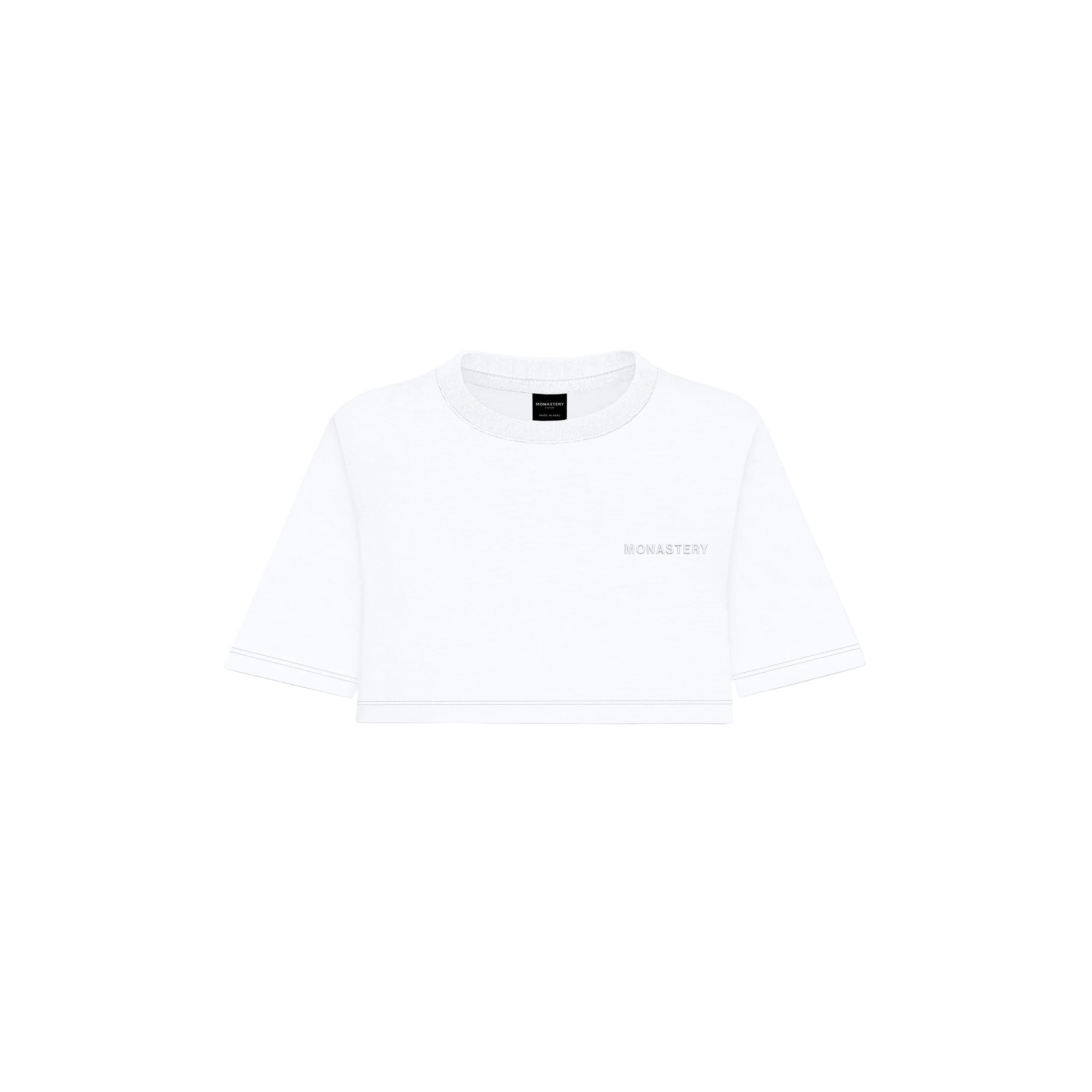 CROP TOP TORR WOMAN MONASTERY WHITE