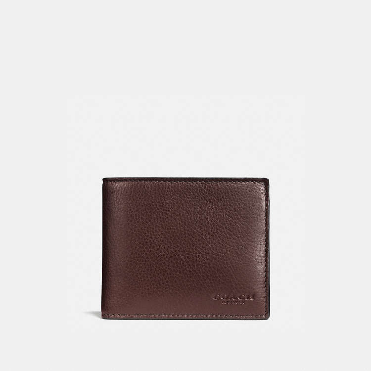 BILLETERA COACH CR911 CALF BROWN