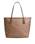 CARTERA COACH CV976 BROWN CITY TOTE