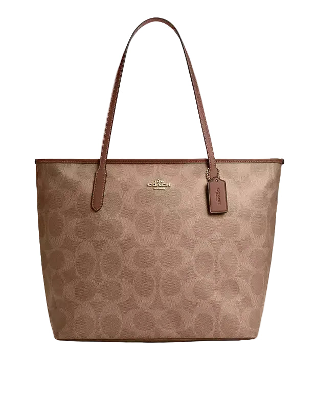 CARTERA COACH CV976 BROWN CITY TOTE