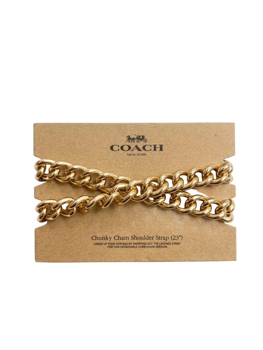 STRAP COACH DE CADENA GRUESA PARA CARTERAS
