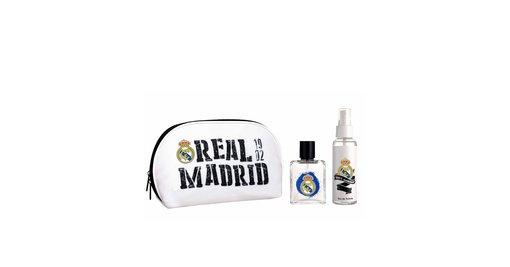 SET CARTUCHERA REAL MADRID 2 PCS NIÑO