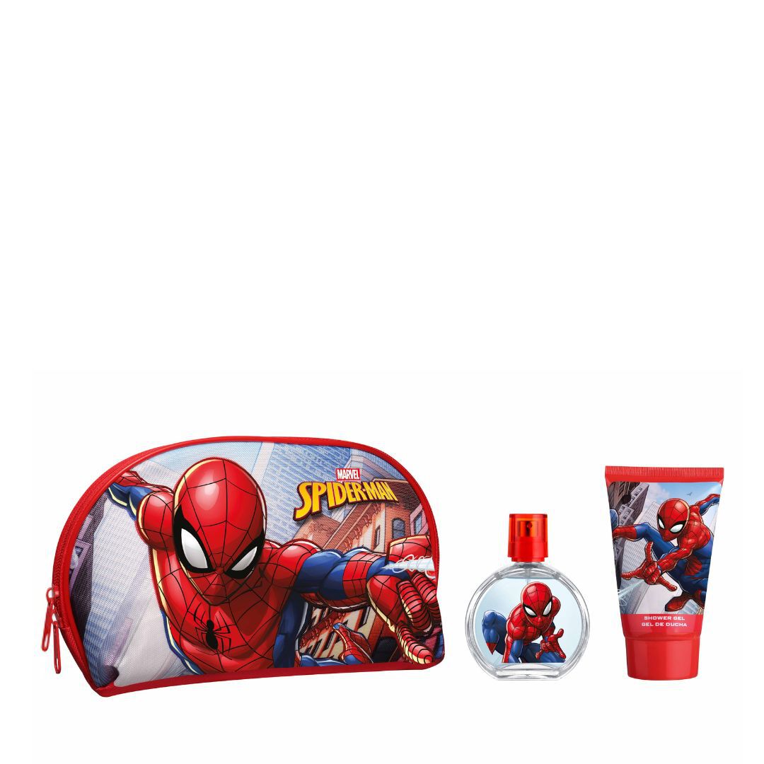 SET CARTUCHERA SPIDERMAN 2 PCS NIÑO