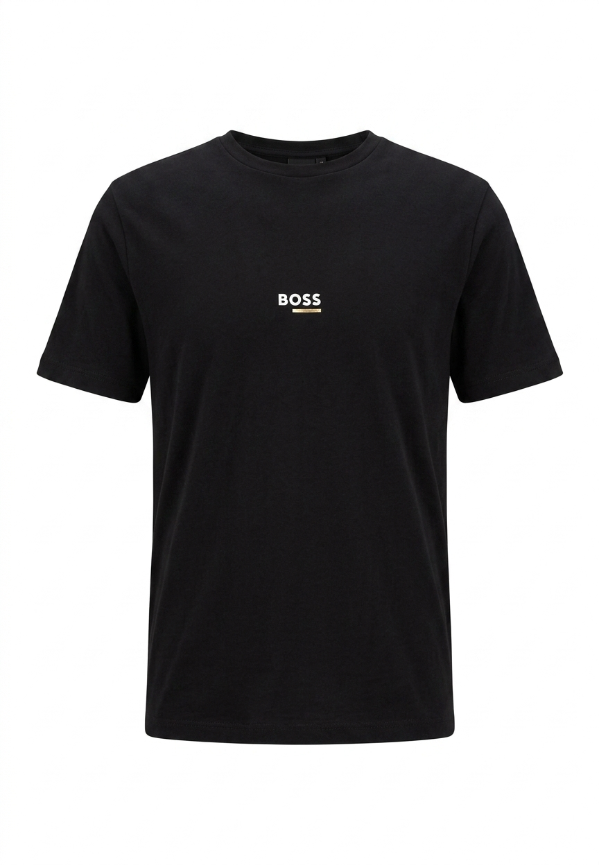 FRANELA BOSS NEGRA SLIM FIT