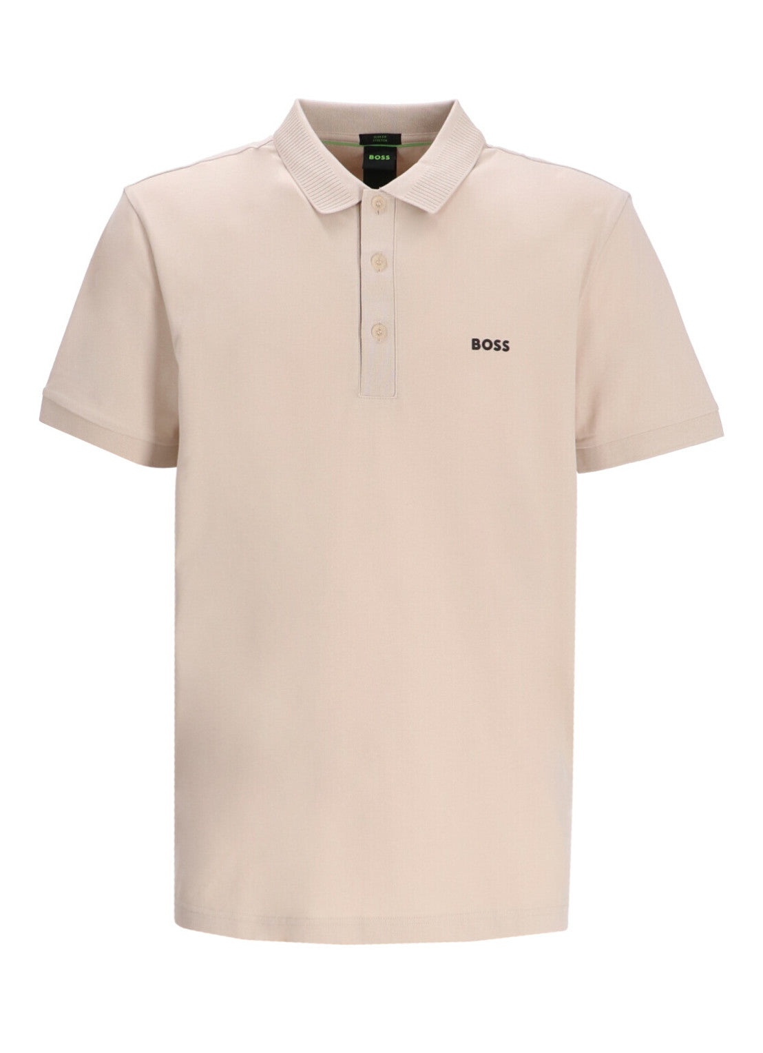 CHEMISE BOSS BEIGE SLIM FIT STRETCH