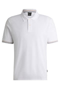 CHEMISE BOSS BLANCA CON PUNTOS MERCERISED