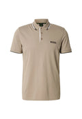 CHEMISE BOSS BEIGE CON RAYAS