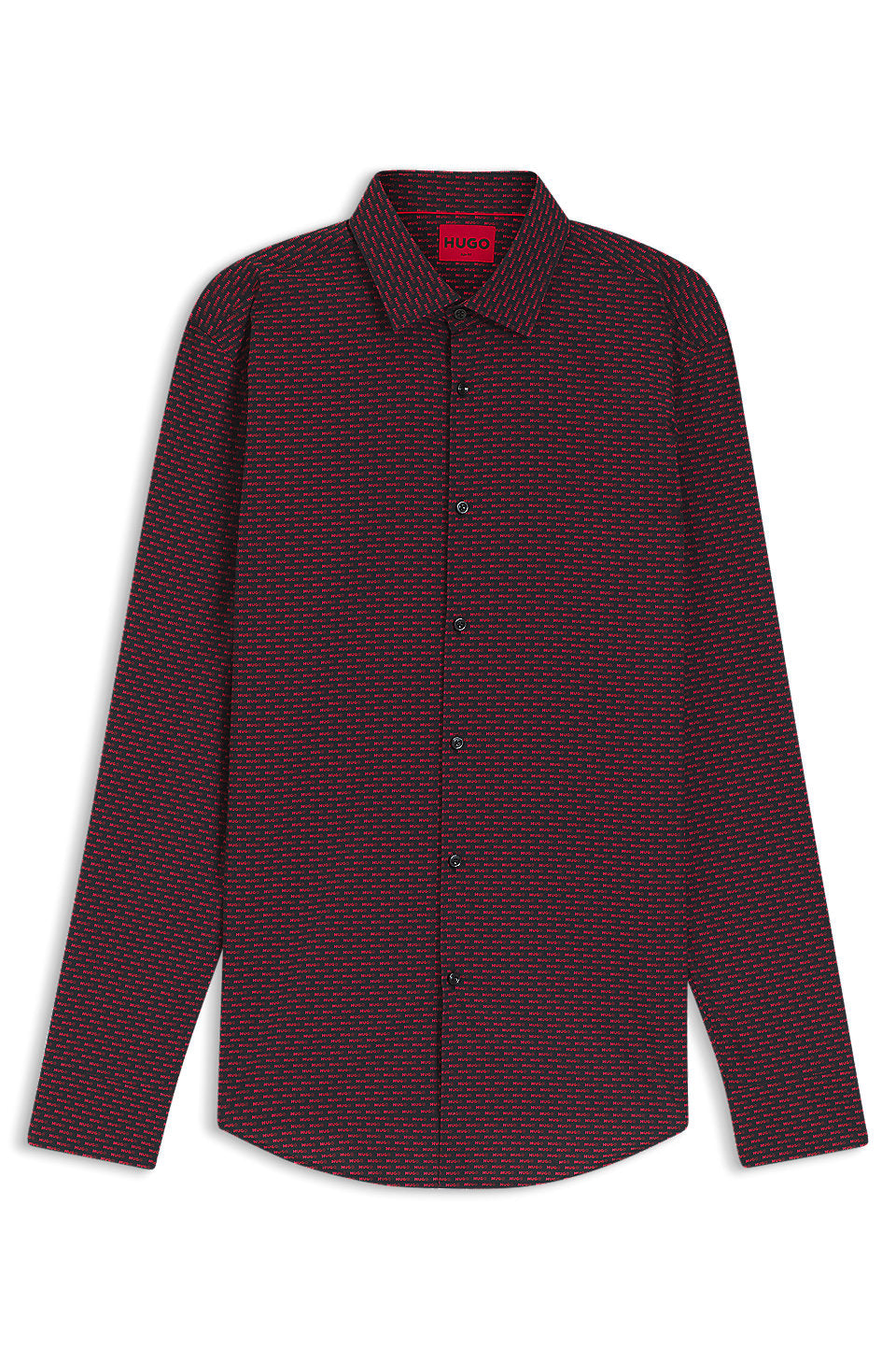 CAMISA BOSS ROJA SLIM FIT