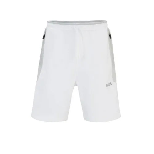 SHORT BOSS BLANCO Y GRIS