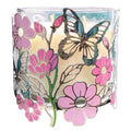 PORTA VELAS 3 MECHAS MARIPOSAS