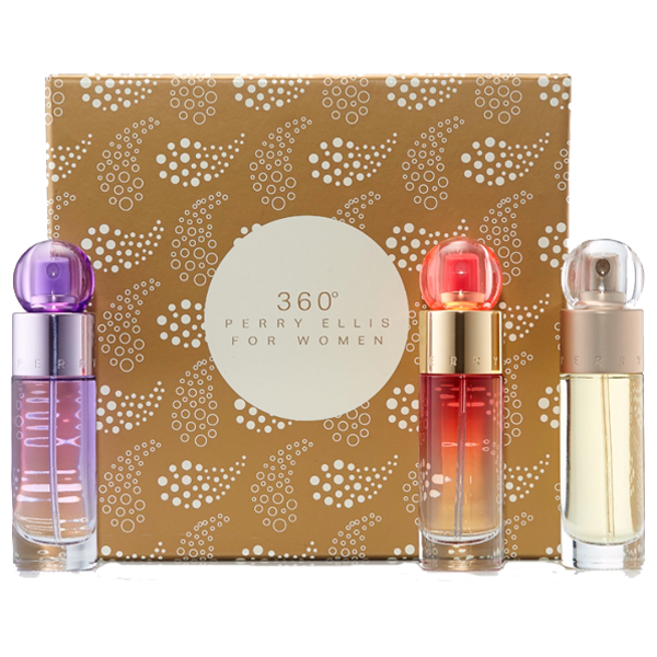 SET 360 PERRY ELLIS 1.0 3PCS EDT WOMAN