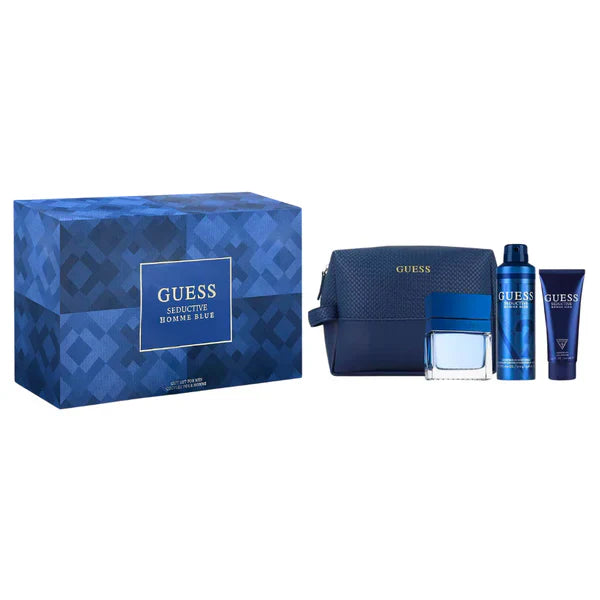 SET 4P GUESS SEDUCTIVE BLUE 3.4 EDT M