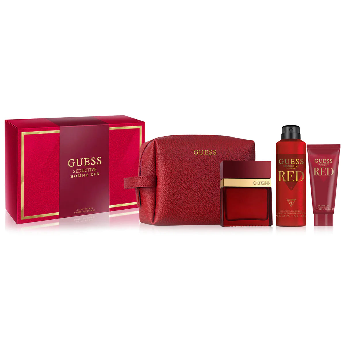 SET GUESS SEDUCTIVE HOMME RED