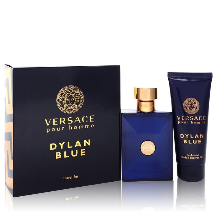 SET VERSACE DYLAN BLUE 3.4 EDT M