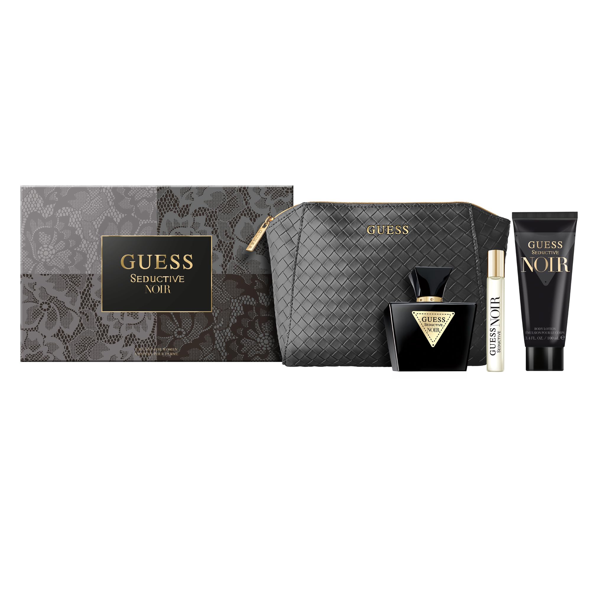 SET 4P GUESS SEDUCTIVE NOIR 2.5 EDT W